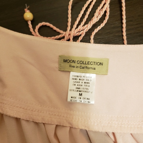 Moon collection Faux suede embroidered bib tunic - Picture 3 of 4